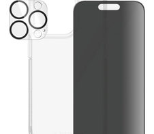 PanzerGlass® Privacy 3-in-1 Set - iPhone 15 Pro