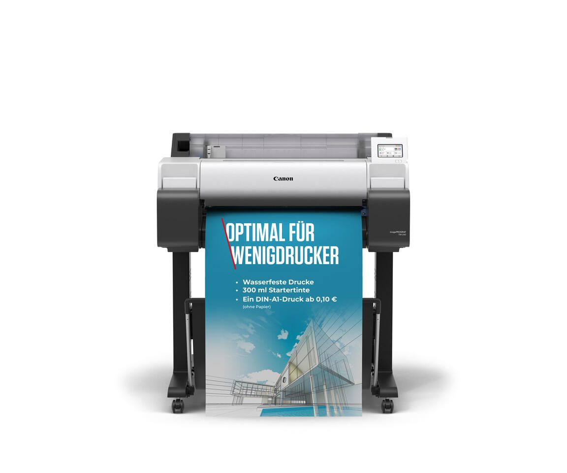 Canon imagePROGRAF TM-240 Großformatdrucker 24" 61cm video preview