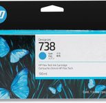 HP Original Druckerpatrone 738 - cyan 130ml (498N5A)