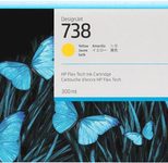 HP Original Druckerpatrone 738 - gelb 300ml (676M8A)