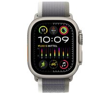 Apple Watch Ultra 2 (GPS + Cellular) 49mm Titaniumgehäuse, Trail Loop grün/grau, M/L
