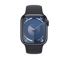 Apple Watch Series 9 (GPS) 41mm Aluminiumgehäuse mitternacht, Sportband mitternacht, M/L