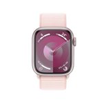 Apple Watch Series 9 (GPS) 45mm Aluminiumgehäuse pink, Sport Loop pink