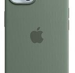 Apple Silikon Case mit MagSafe für Apple iPhone 15 Plus, Zypresse