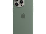 Apple Silikon Case mit MagSafe für Apple iPhone 15 Pro Max, Zypresse