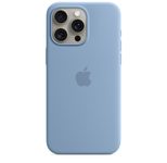 Apple Silikon Case mit MagSafe für Apple iPhone 15 Pro Max, winterblau