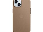 Apple Feingewebe Case mit MagSafe für Apple iPhone 15, tonbraun