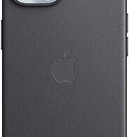 Apple Feingewebe Case mit MagSafe für Apple iPhone 15 Plus, schwarz