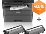 Brother DCP-L2627DWXL Laser-Multifunktionsgerät s/w