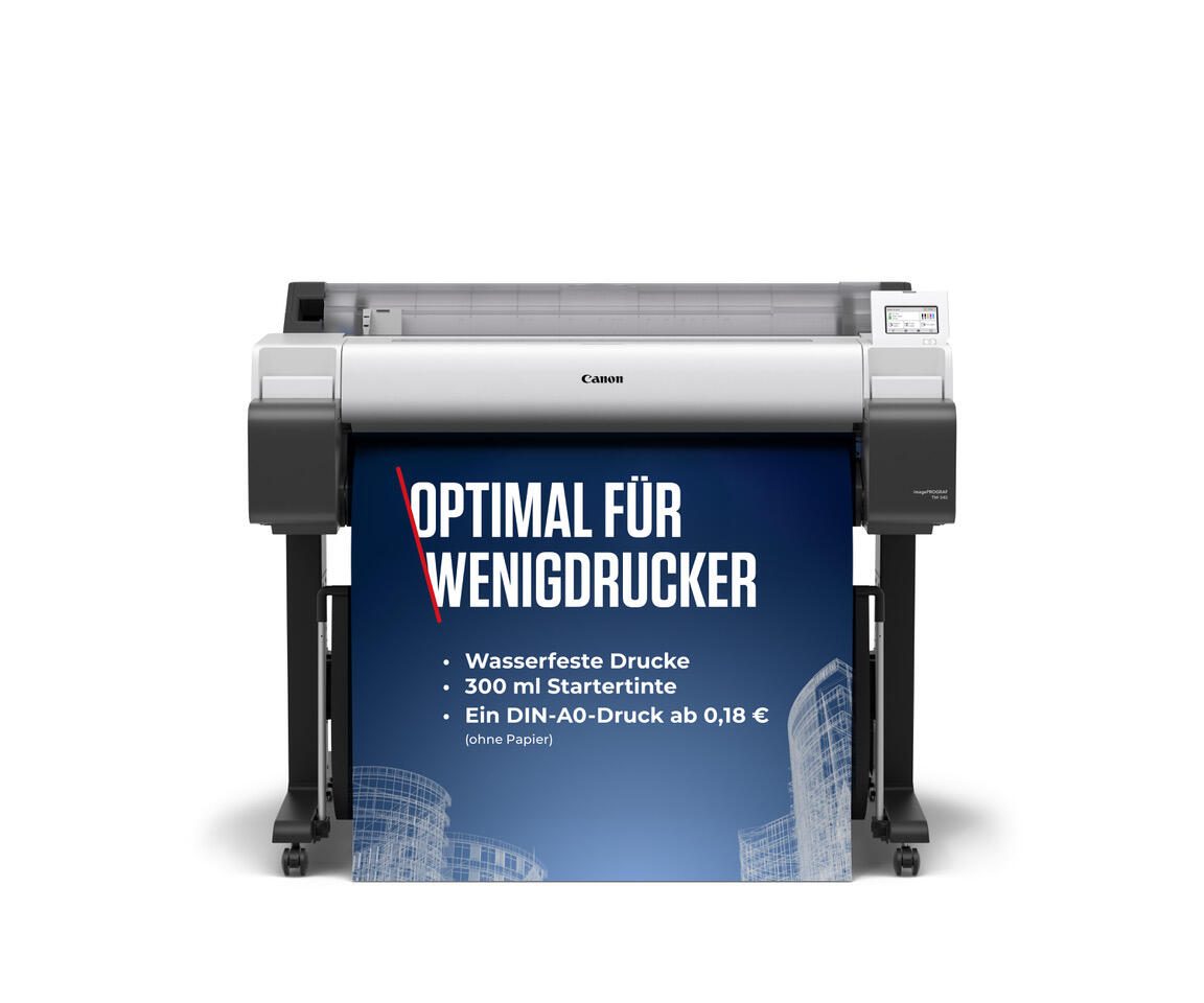 Canon imagePROGRAF TM-340 Großformatdrucker 36" 91,4cm video preview