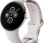 Google Pixel Watch 2 (LTE) Sportarmband 41mm, silber/porcelain
