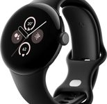 Google Pixel Watch 2 (WiFi) Sportarmband 41mm, schwarz/obsidian