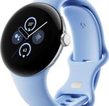 Google Pixel Watch 2 (WiFi) Sportarmband 41mm, silber/bay