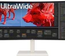 LG UltraWide 38WR85QC-W Curved Monitor 96,5cm (38Zoll), Weiß