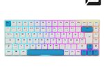 Sharkoon SKILLER SGK50 S3 PBT White Gaming-Tastatur, Gateron G Pro 3.0 Yellow