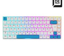 Sharkoon SKILLER SGK50 S3 PBT White Gaming-Tastatur, Gateron G Pro 3.0 Yellow