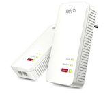 FRITZ!Powerline 1240AX WLAN Set WiFi6 an Wandsteckdose anschließbar