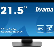 iiyama ProLite T2238MSC-B1 Touch-Monitor 54.5cm (21.5") schwarz