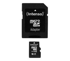 Intenso Speicherkarte microSDHC-Card Class 10 16 GB