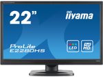 iiyama Monitor ProLite E2280HS-B1 LED-Monitor 54,6 cm (22") schwarz