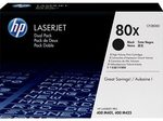 HP Original 80X Toner Doppelpack schwarz hohe Kapazität 2 x 6.900 Seiten (CF280XD)
