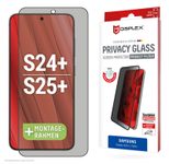 DISPLEX Privacy Full Cover Panzerglas (10H) für Samsung Galaxy S24+/S25+