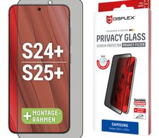 DISPLEX Privacy Full Cover Panzerglas (10H) für Samsung Galaxy S24+/S25+