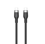 Hyper® Silikon USB-C zu USB-C Ladekabel 1m (240W, Schwarz)