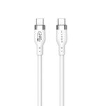 Hyper® HyperJuice 240 W Silikon USB-C zu USB-C Kabel (6ft/2m) - weiß