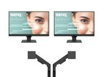 2x BenQ GW2790 Essential Monitor 68,58 cm (27 Zoll) + BenQ Ergo Arm BDH01