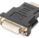 Digitus HDMI Adapter Typ A - DVI-I(24+5) St/Bu, Full HD, schwarz