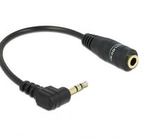 DeLOCK Kabel Audio Klinke 2,5 mm Stecker gewinkelt 3,5mm Buchse