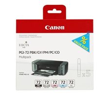 Canon Original PGI-72 Druckerpatronen 5er-Multipack - PBK/GY/PM/PC/CO