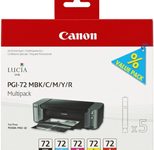 Canon Original PGI-72 Druckerpatronen 5er-Multipack - MBK/C/M/Y/R