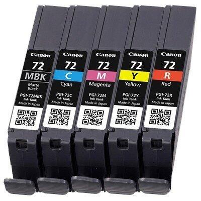 Canon Original PGI-72 Druckerpatronen 5er-Multipack - MBK/C/M/Y/R