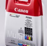 Canon Original CLI-551 Druckerpatronen 4er-Multipack - BK/C/M/Y
