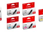Canon Original PGI-550PGBK/CLI-551 XL Druckerpatronen 6er-Multipack - BK/C/M/Y/GR/BK