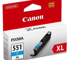 Canon Original CLI-551C XL Druckerpatrone - cyan 695 Seiten