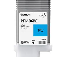 Canon Original PFI-106PC Druckerpatrone - cyan hell 130ml