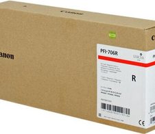 Canon Original PFI-706R Druckerpatrone - rot 700ml