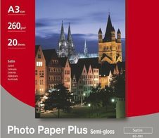 Canon SG-201 Fotopapier Plus seidenglanz A3 297x420mm 260 g/m² - 20 Blatt