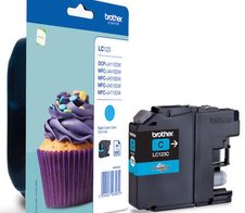 Brother Original LC-123C Druckerpatrone cyan 600 Seiten (LC123C)