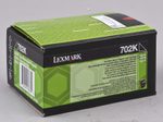 Lexmark Original 702K Toner - schwarz (70C20K0) für CS310n/dn, CS410n/dn/dtn, CS510de/dte