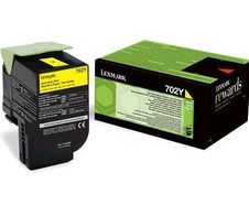 Lexmark Original 702Y Toner - gelb (70C20Y0) für CS310dn/n, CS410dn/dtn/n, CS510de/dte