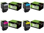 Lexmark Original Toner - 4er Multipack für CS310n/dn, CS410n/dn/dtn, CS510de/dte