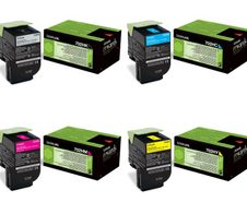 Lexmark Original Toner - 4er Multipack für CS310n/dn, CS410n/dn/dtn, CS510de/dte