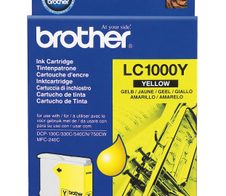 Brother Original LC-1000Y Druckerpatrone gelb 400 Seiten (LC1000Y)