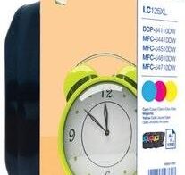 Brother Original LC-125XL Druckerpatronen 3er Multipack C/M/Y 1.200 Seiten (LC125XLRBWBPDR)