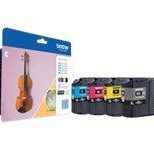 Brother Original LC-127XL Druckerpatronen 4er Multipack BK/C/M/Y 1.200 Seiten (LC127XLVALBP)