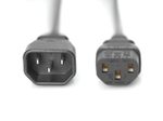 Digitus Netzkabelverlängerung 1,8m C13/C14 schwarz